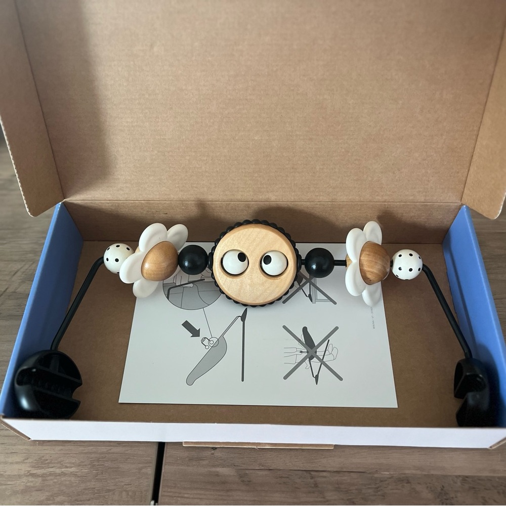 BabyBjörn Toy for Bouncer, Googly Eyes Black & White